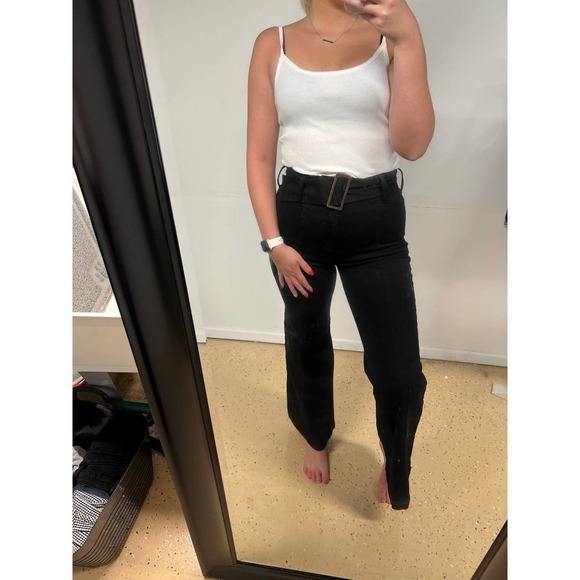 Altar'd State Black Bell Bottom Jeans - Picture 4 of 9